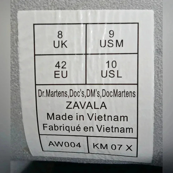 DR.MARTENS ZAVALA LEATHER BOOTS. - Picture 9 of 9